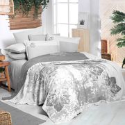  Набор 1,5 (покрывало, простынь, наволочка) серый Сарар Пике Грандэ V1 150х200/180х260/1х50х70 см в Симферополе