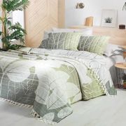  Набор 1,5 покрывало (160х240 см)+ наволочка (50х70 см) Сарар Милей V2 зелёный в Симферополе