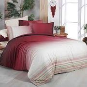  Постельное белье Евро красное Сарар Поплин Линди V1 200x220/240x260/2*50x70 см в Симферополе