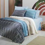  Набор 1,5 покрывало (160х240 см)+ наволочка (50х70 см) Сарар Фергие V2 голубой в Симферополе