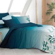  Постельное белье Евро синее Сарар Поплин Эдди V1 200x220/240x260/2*50x70 см в Симферополе