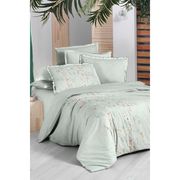  Постельное белье Евро зеленое Сарар Поплин Орнэла V1 200x220/240x260/2*50x70 см в Симферополе