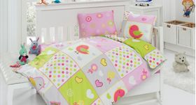 Комплект постельного белья Bahar Детский Птичка Розовый (100-35) в Симферополе