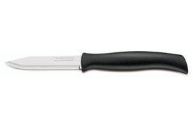  Нож для чистки овощей 7.5 см Tramontina 23080/003 Атус черный в Симферополе
