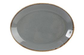  Тарелка Porland Seasons Dark Grey 112131 овальная 30 см в Симферополе