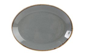  Тарелка Porland Seasons Dark Grey 112124 овальная 24см в Симферополе