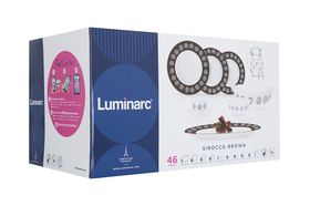  Столовый сервиз Luminarc 4866 Sirocco Brown 46пр. в Симферополе