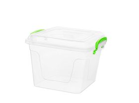  Контейнер Elfplast 406 с крышкой Фреш квадратная 22х27х25 8,5л в Симферополе