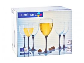  Фужер Luminarc 1180/0015 Domino для вина 350мл 6шт. в Симферополе