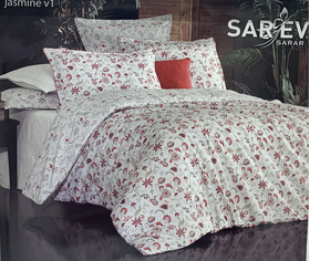 Комплект постельного белья Sarar 1,5 Ранфорс Jasmin V1 160x220/180x260/1x50x70 в Симферополе