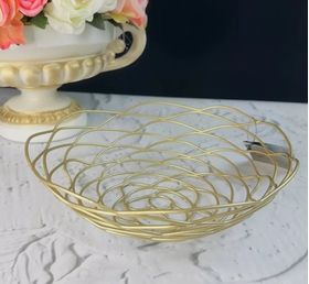  Фруктовница / Конфетница Lenardi 401-066, металлическая, 26 см в Симферополе