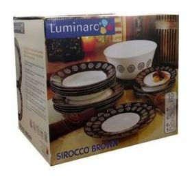  Столовый сервиз Luminarc 4135/4867 Sirocco Brown 19пр. в Симферополе
