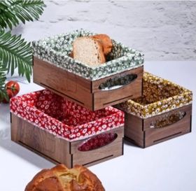  Корзина для хлеба Kosova деревянная 036 ATK-0014 в Симферополе