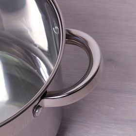  Кастрюля Kamille 5620S с крышкой 3,5 л нерж. в Симферополе