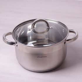  Кастрюля Kamille 5622S с крышкой 4,5 л нерж. в Симферополе