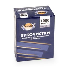  Зубочистки Paterra 401-488 в индивидуальной упаковке 1000шт в Симферополе