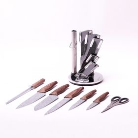  Набор ножей Kamille 5136 и ножницы на подст. 8пр. в Симферополе