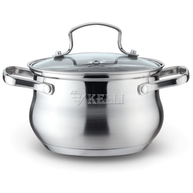  Кастрюля Kelli 4257 из нержавеющей стали 2,0л в Симферополе