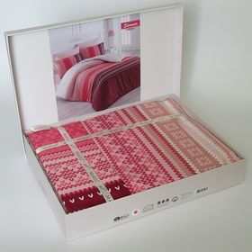  Комплект постельного белья Bahar Summer Евро Ранфорс Фуксия (200-50) в Симферополе