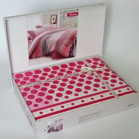  Комплект постельного белья Bahar Fashion Евро Ранфорс розовый (200-50) в Симферополе