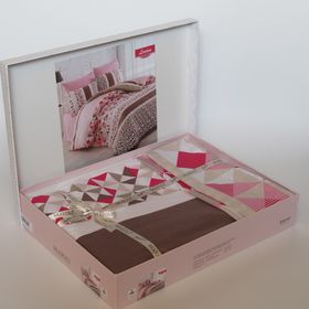  Комплект постельного белья Bahar Laviva 1,5 Ранфорс розовый (160-50) в Симферополе