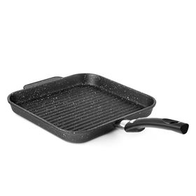  Сковорода Vari PR36228 Pietra Black гранит гриль 28x28см литая в Симферополе