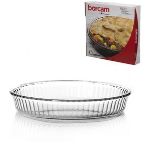  Форма для запекания  Borcam стекло 59044 д-26см в Симферополе