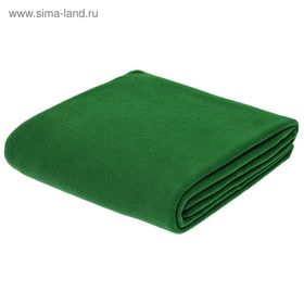  Плед флисовый Warm&Pease, 100x140 см, зеленый в Симферополе