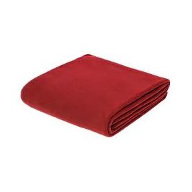  Плед флисовый Warm&Pease, 100x140 см, красный в Симферополе