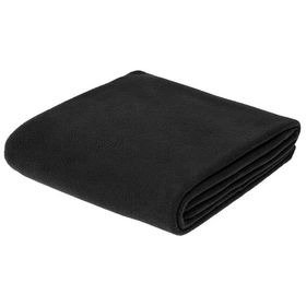  Плед флисовый Warm&Pease, 100x140 см, черный в Симферополе