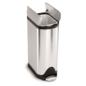  Мусорник Simplehuman  30л CW1824-SH с педалью крышка бабочка в Симферополе