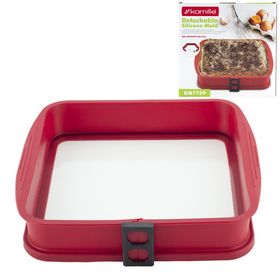  Форма Kamille 7759 силиконовый квадрат 26,5x25,1x5,3см со стеклянным дном в Симферополе