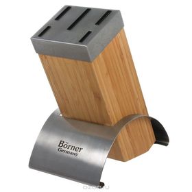  Блок-подставка для ножей Borner 70193 под 5 ножей бам+мет в Симферополе