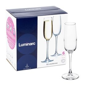  Фужер Luminarc Allegress шампанское 6шт. 175мл 8162 в Симферополе