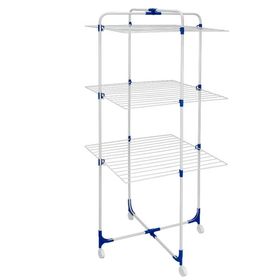  Сушилка для белья Metaltex 405803 3-х уровневая ALISEO 72x72x151 см в Симферополе
