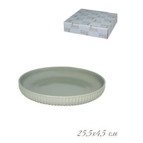  Форма для запекания Ленарди 105-877 круглая 25,5x4,5 см фарфоровая в Симферополе