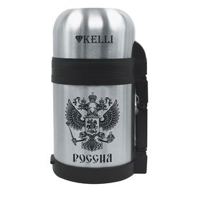  Термос Kelli KT-0909, универсальный, металлический, 0.6 л в Симферополе