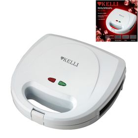  Вафельница Kelli 1701, со съемными пластинами, белая, 1800 Вт в Симферополе