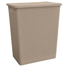 Корзина бельевая Profit House Профит 221306927/03, Wenge, бежевая, 39.9x27.2x46 см, 35 л в Симферополе  Корзина бельевая Profit House Профит 221306927/03, Wenge, бежевая, 39.9x27.2x46 см, 35 л в Симферополе