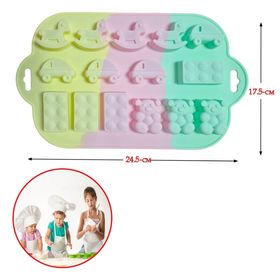  Форма силиконовая МИРНУРИ 3693, Игрушки, из 16-ти фигур, 24.5x17.5 см в Симферополе
