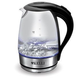  Чайник Kelli 1462, электрический, стеклянный, 1.7 л в Симферополе