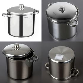  Кастрюля Катунь KT04-D-72, Гретта, из нержавеющей стали, с крышкой, d22 см, 7.3 л в Симферополе