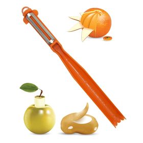  Нож Borner 3000346, овощечистка, с круглой ручкой, оранжевый в Симферополе