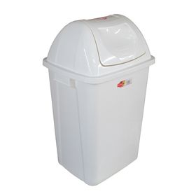  Мусорник Senyayla 4195 смарт 50 л; БЕЛЫЙ в Симферополе