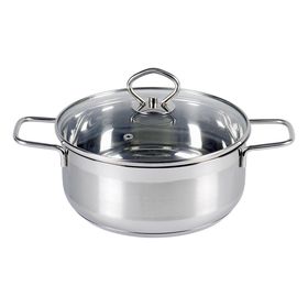  Кастрюля Kamille 5411, из нержавеющей стали, 1.5 л, 16x8 см в Симферополе