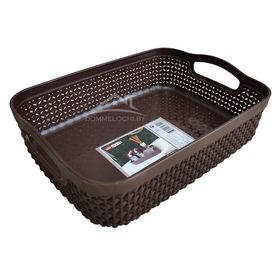  Корзина бельевая Elfplast 513, Ариана, коричневая, 5.4 л в Симферополе