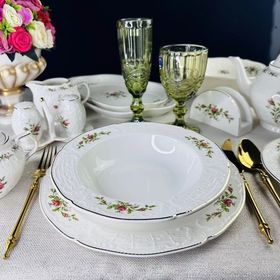  Столовый сервиз Lenardi 205-388, Доминика, обеденный, 23 предмета, фарфоровый в Симферополе