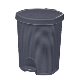  Мусорник Elfplast 336 с педалью Эльф Элеганс 11 л графитовый в Симферополе