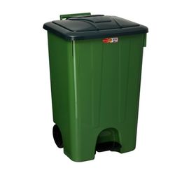  Мусорник Senyayla 4265 с педалью 85 л зеленый 75x46x48 см в Симферополе