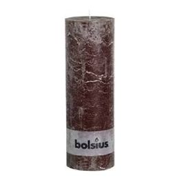  Свеча-столбик Bolsius 68000325 190/68 Рустик, шоколадный в Симферополе